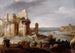Moïse en Aaron die de rivieren van Egypte in bloed veranderen - Bartholomeus Breenbergh — weergave van het kunstwerk