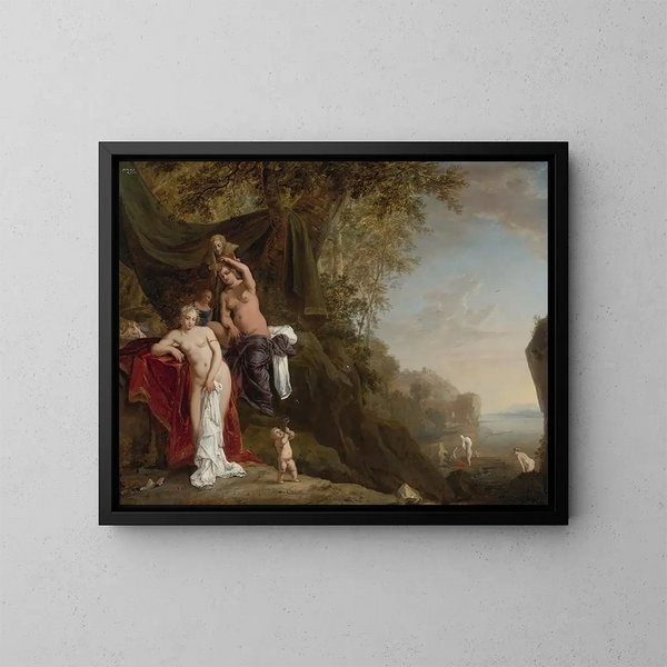 Nymphe se baignant - Bartholomeus Breenbergh — ingelijst kunstwerk aan de muur