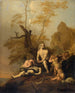 De dood van Abel - Bartholomeus Breenbergh — weergave van het kunstwerk