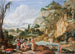De ontdekking van Mozes - Bartholomeus Breenbergh — weergave van het kunstwerk