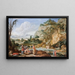 De ontdekking van Mozes - Bartholomeus Breenbergh — ingelijst kunstwerk aan de muur