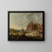 De steniging van Sint-Stefanus - Bartholomeus Breenbergh — ingelijst kunstwerk aan de muur