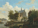 Overtocht met de veerboot in Haarlem - Bartholomeus Johannes van Hove — weergave van het kunstwerk