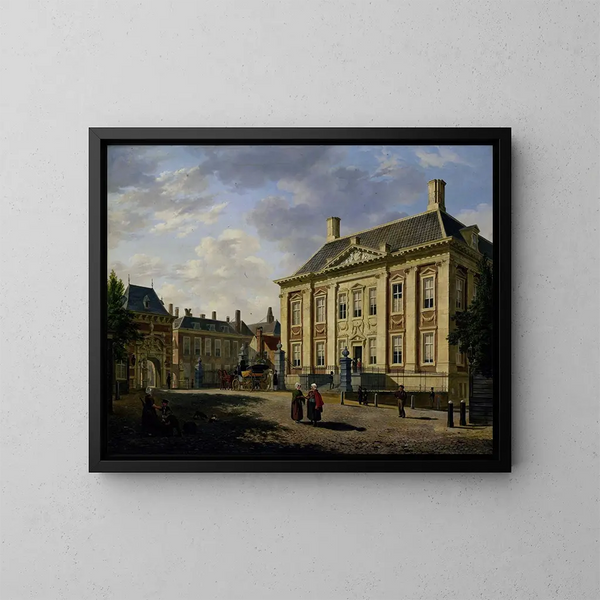 van het Mauritshuis in Den Haag - Bartholomeus Johannes van Hove — ingelijst kunstwerk aan de muur