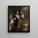Aert van Nes 1626-1693 Vice-admiral - Bartholomeus van der Helst — framed artwork on a wall
