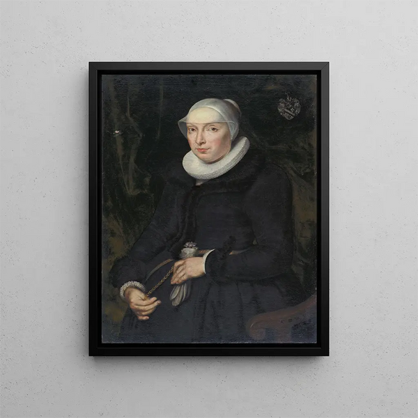 Bartholomus Sarburgh - Portrait of Chrischona Jeckelmann Wife of Thomas Platter II.webp