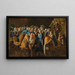 De Christus onder de artsen - Bartholomäus Wittig — ingelijst kunstwerk aan de muur