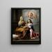 L'educatie van de Maagd - Bartolomé Esteban Murillo — ingelijst kunstwerk aan de muur