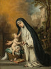 Santa Rosa de Lima - Bartolomé Esteban Murillo — weergave van het kunstwerk