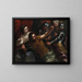 Samson et Dalila - Bartolomeo Biscaino — framed artwork on a wall