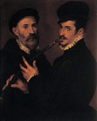 Bartolomeo Passarotti - Double portrait of musicians.webp