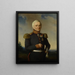 Huibert Gerard Baron Nahuys van Burgst 1782-1858, Member of the Dutch Indies Council, in uniform as a major general - Bastiaan De Poorter — framed artwork on a wall