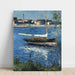 Reproductie van het schilderij Boot met anker op de Seine in Argenteuil - Gustave Caillebotte