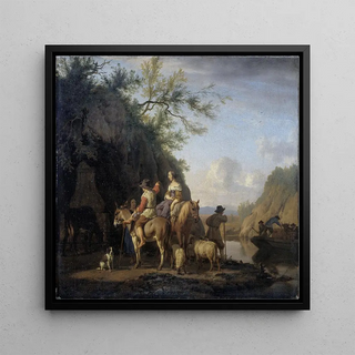Bateau de ferry - Adriaen van de Velde