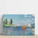 Reproductie van het schilderij Bateaux rouges, Argenteuil van Claude Monet