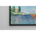 Reproductie van het schilderij Bateaux rouges, Argenteuil van Claude Monet
