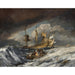 Reproductie van het schilderij Boten die ankers vervoeren naar de Hollandse oorlogsschepen - Joseph Mallord William Turner