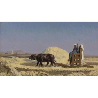 Batteurs de grains égyptiens - Jean-Léon Gérôme | Reproduction Tableau Décoration murale affiche copie