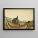 Kerk in Thingvalla, IJsland - Bayard Taylor — ingelijst kunstwerk aan de muur