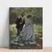 Reproductie van het schilderij Bazille en Camille Studie voor Lunch op het Gras - Claude Monet