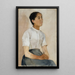 Reproduction of the painting Girl sitting - Beda Stjernschantz