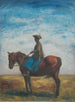 Cavalier - Béla Iványi-Grünwald — weergave van het kunstwerk