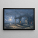 Maritiem landschap met ruïne - Bello Brivio — ingelijst kunstwerk aan de muur
