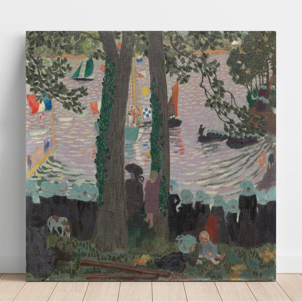 Bénédiction d'un yacht sur le Belon - Maurice Denis | Reproduction Tableau Décoration murale affiche copie