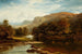 Een walgelijke vallei in Wales bij Betws-y-Coed - Benjamin Williams Leader — weergave van het kunstwerk