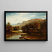 Een walgelijke vallei in Wales bij Betws-y-Coed - Benjamin Williams Leader — ingelijst kunstwerk aan de muur