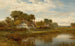 Cottages de Worcester - Benjamin Williams Leader — weergave van het kunstwerk