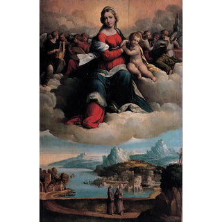 Benvenuto Tisi - Madonna with the Child in Glory and Holy Ones.webp