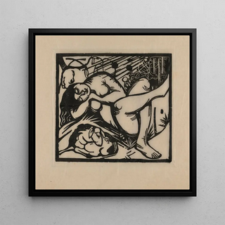 Bergère endormie - Franz Marc