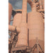 Reproduction of the painting of South Works Steel Mill in Chicago, Illinois - Bernard Boutet de Monvel