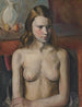 Nu zittend - Bernard Meninsky — weergave van het kunstwerk