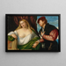 Femme visitée par son amant - Bernardino Licinio — framed artwork on a wall
