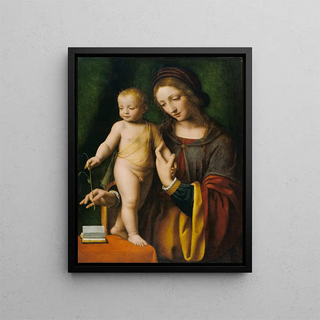 Bernardino Luini - The Virgin and Child with a Columbine.webp