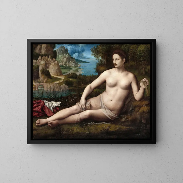 Venus - Bernardino Luini — ingelijst kunstwerk aan de muur