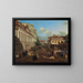 Rue Miodowa à Varsovie - Bernardo Bellotto — ingelijst kunstwerk aan de muur