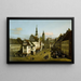 Het Pirna Markt - Bernardo Bellotto — ingelijst kunstwerk aan de muur