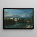 Vaprio d'Adda - Bernardo Bellotto — ingelijst kunstwerk aan de muur