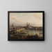 Vue van Dresden - Bernardo Bellotto — ingelijst kunstwerk aan de muur