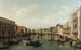 van Vue du Grand Canal avec les palais Foscari et Moro Lin - Bernardo Bellotto — weergave van het kunstwerk