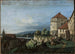 Vue van Pirna in Saksen - Bernardo Bellotto — weergave van het kunstwerk
