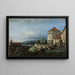 Vue van Pirna in Saksen - Bernardo Bellotto — ingelijst kunstwerk aan de muur