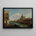 Vue du Grand Canal, Santa Maria della Salute et la Dogana depuis Campo Santa Maria Zobenigo - Bernardo Bellotto — ingelijst kunstwerk aan de muur