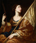 Sainte Ursule - Bernardo Cavallino — weergave van het kunstwerk