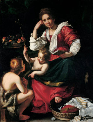 Bernardo Strozzi - Madonna And Child With Infant Saint John.webp