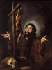 Saint François d'Assise adorant le Crucifix - Bernardo Strozzi — artwork view