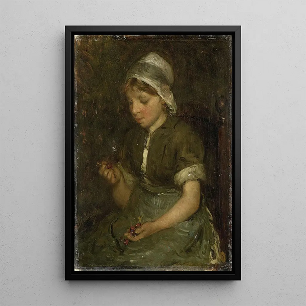 Bernardus Johannes Blommers - Girl with Cherries.webp